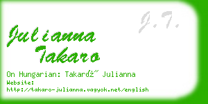 julianna takaro business card